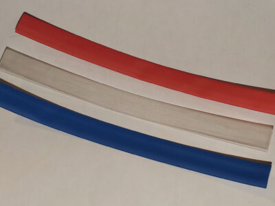 Flexible Tube 6″ STRIPS In Red/Blue/Clear (pkg Of 3)