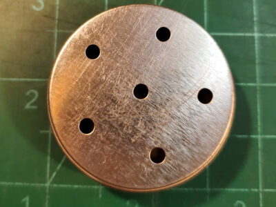 1/2 Oz Small Round Tin – Extra – Shallow Screw Tops with holes (TOPS ONLY!) – Pack of (10)